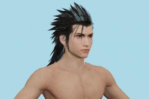 FFVII Zack Final-Fantasy, ffvii, final, fantasy, man, male, people, xna, characters, animated